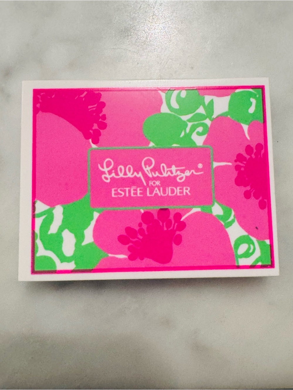 Estee Lauder x Lilly Pulitzer Bright Pink and Green Eyeshadow Palette